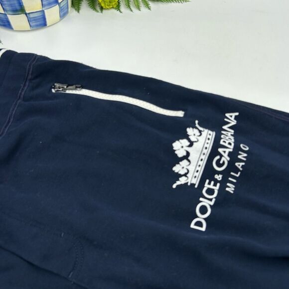 Men’s Dolce & Gabbana crown logo rib bottom sweatpants size 52 made in Italy - Picture 8 of 10